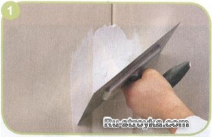 Как покрасить или оклеить обоями стену или потолок из гипсокартонных плит в сухих помещениях.