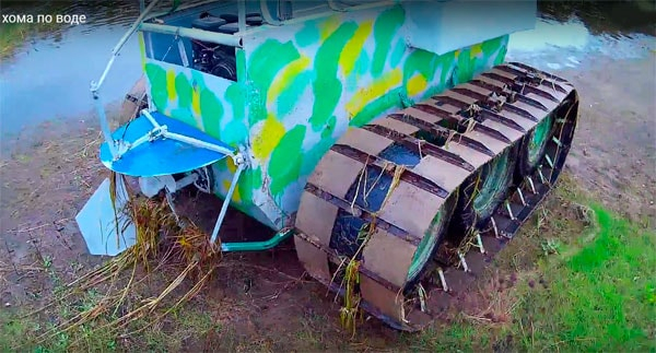 Самодельный гусеничный вездеход «Хома»: фото сборки, видео испытаний