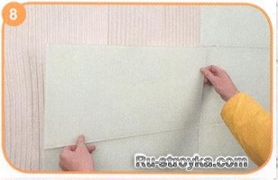 Как сделать облицовку из мрамора или стеклянной мозаики.