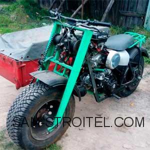 Самодельный мини мотоцикл с электродвигателем