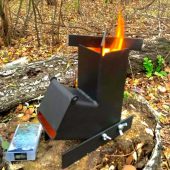 Самодельная печь ракета в стиле лофт (фото и описание)