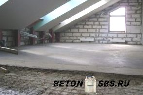 Подготовка бетонного раствора и его заливка