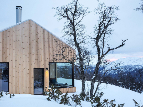 Современный горный дом в Норвегии для наслаждения видами