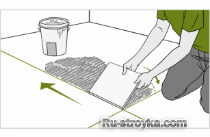 Как укладывать керамическую плитку