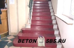 Отделка ступеней бетонной лестницы