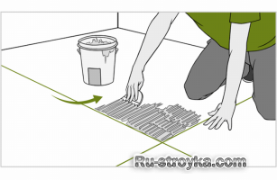 Как укладывать керамическую плитку