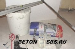 Изготовка бетона для стяжки