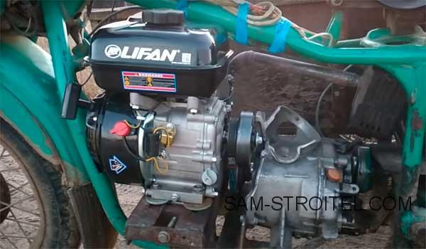 Поставил двигатель Lifan 6.5 л.с на мотоцикл Урал: расход 2 литра