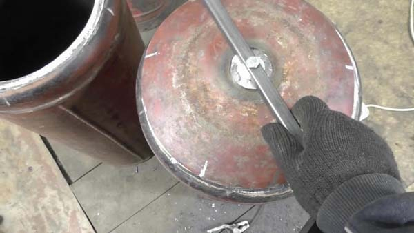 Печь из газовых баллонов сделанная своими руками