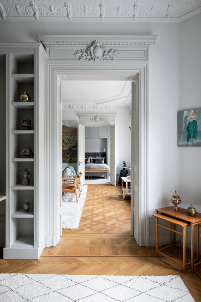 Элагентный интерьер в роскошном доме в Стокгольме