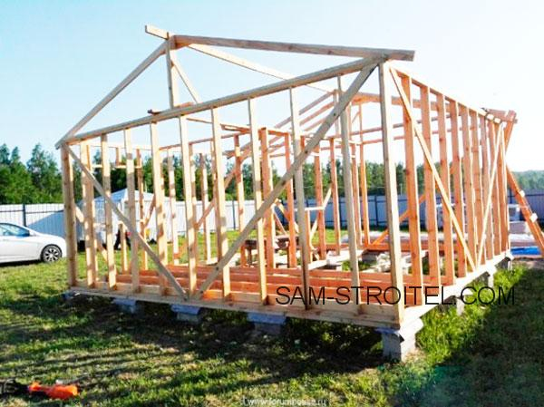 Дачный домик своими руками: подробные фото пошагового строительства