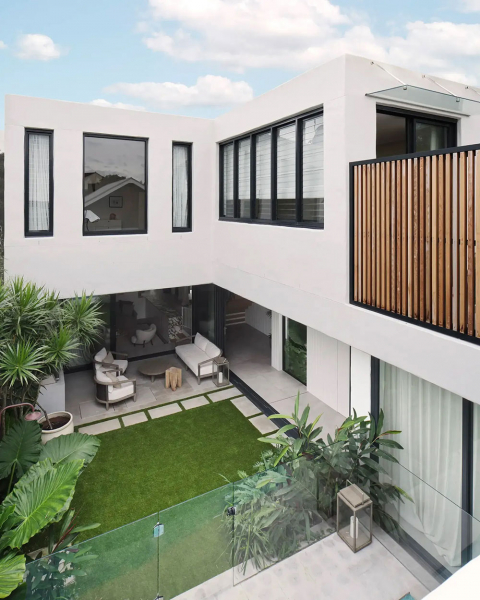 Мягкий минимализм в дизайне дома для молодой семьи в Сиднее