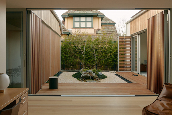 Японские мотивы в дизайне современного дома в Мельбурне