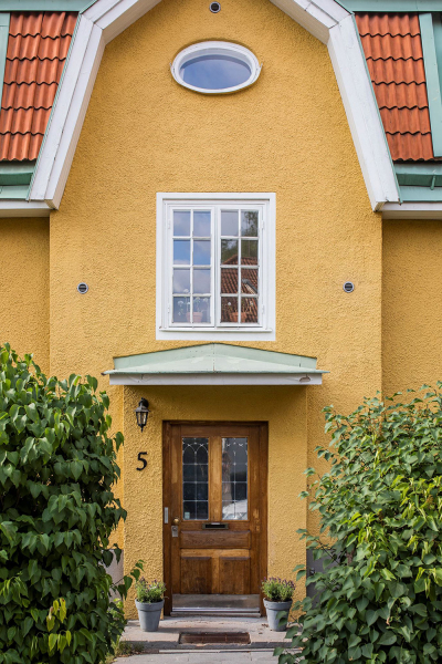 Мансардная квартира в старинном доме в Швеции (39 кв. м)