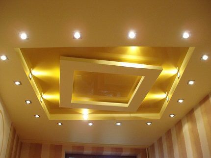Лампочки для натяжных потолков: правила выбора и подключения + схемы расположения ламп на потолке