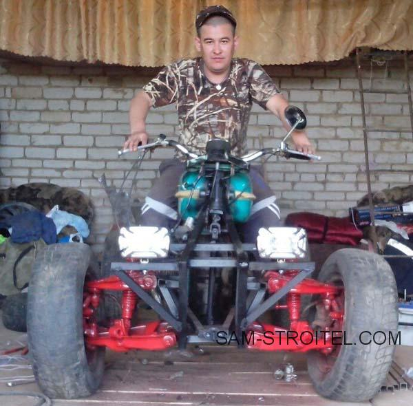Квадроцикл из мотоцикла «Урал» и запчастей от ВАЗа
