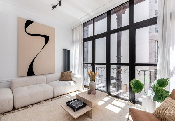 Стильная скандинавская квартира в Мадриде с нотками атмосферы Нью-Йорка