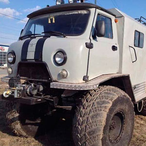 Самодельный ретро вездеход на базе ГАЗ-66