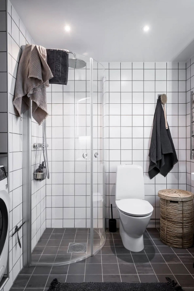 Небольшой, но просторный лофт с двумя спальнями в Стокгольме (35 кв. м)