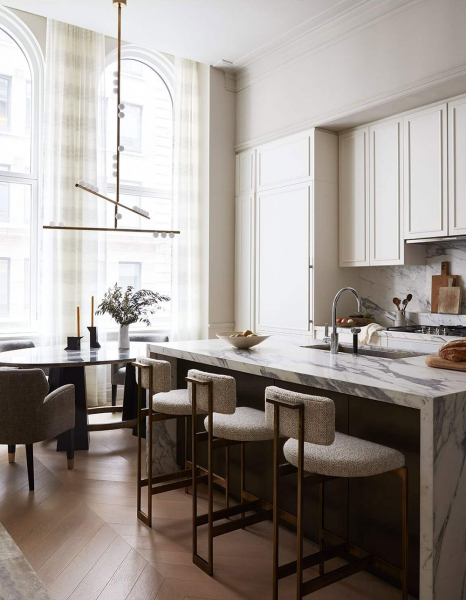 Микс американского и скандинавского стилей в дизайне изысканных апартаментов в Нью-Йорке