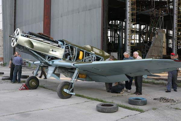 Реставрация самолёта МИГ-3