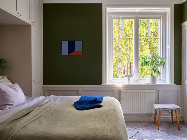 Скандинавская простота и зелень за окном: квартира в пригороде Стокгольма(58 кв. м)