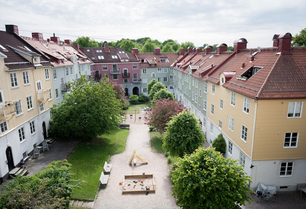 Крошечная, но уютная квартира под крышей в Гётеборге (24 кв. м)