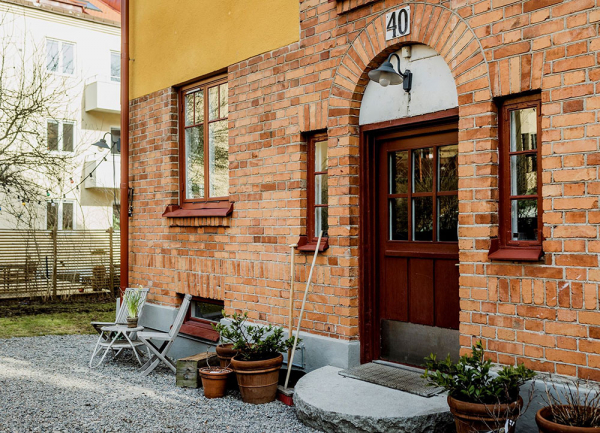 Скандинавская простота и зелень за окном: квартира в пригороде Стокгольма(58 кв. м)