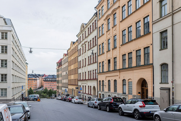 Тёплая пастель: приятный современный интерьер в Стокгольме (60 кв. м)