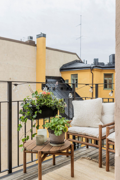 Тёплая пастель: приятный современный интерьер в Стокгольме (60 кв. м)