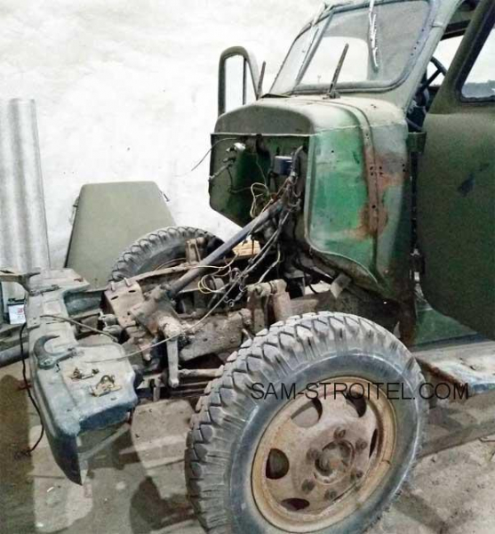 Восстановили старичка ГАЗ-93 самосвал (18 фото)