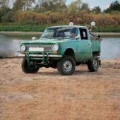 Умельцы восстановили редкий ГАЗ-20 Победа кабриолет