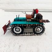 Самодельный снегоболотоход на шинах низкого давления