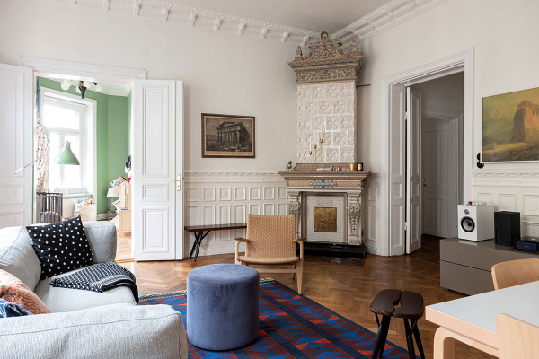 Простор и стиль: великолепная квартира в Стокгольме (83 кв. м)