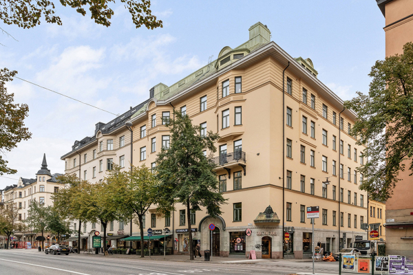 Обеденный стол на 12 персон и смелые детали: апартаменты в Стокгольме