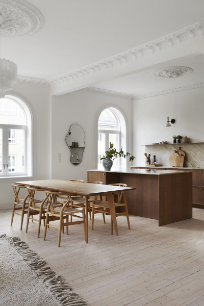 Модные детали и красивое пространство старого дома: квартира в Осло