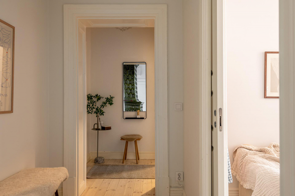 Лёгкие пастели в дизайне приятной скандинавской квартиры (72 кв. м)