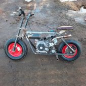 Самодельный мотоцикл с двигателем от мотоблока