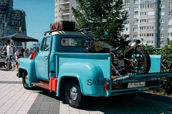 Сделал автомобиль ретро пикап с кабиной от грузовика ГАЗ-53
