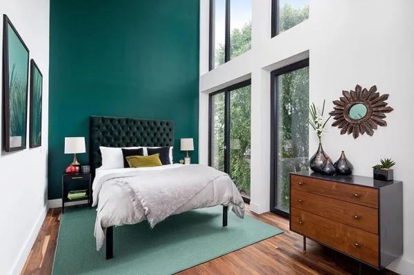 Особенности использования зеленых обоев для оформления интерьера вашего дома