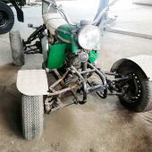 Самодельный квадроцикл с двигателем от мотороллера