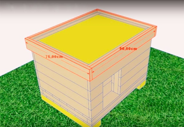 Как сделать теплую будку для собаки: чертежи, фото